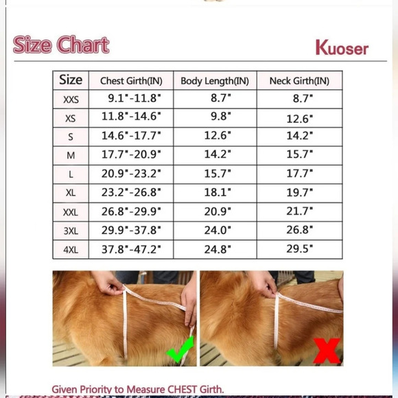 NWT Kuoser Plaid Reversible Winter Dog Coat Cold Weather Quilted Puffy Vest M - Picture 4 of 12